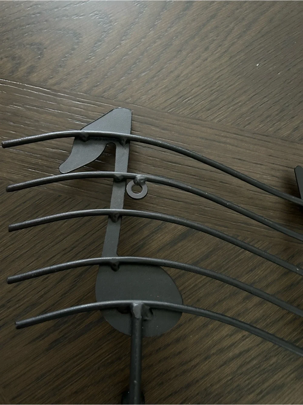 Metal Music Note Wall Hook